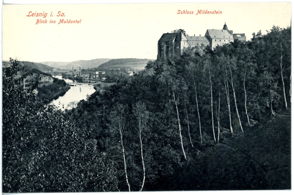 17234-Leisnig-1913-Schloß Mildenstein-Brück & Sohn Kunstverlag