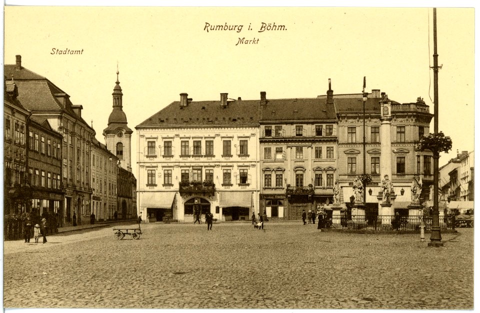 17253-Rumburg-1914-Markt-Brück & Sohn Kunstverlag