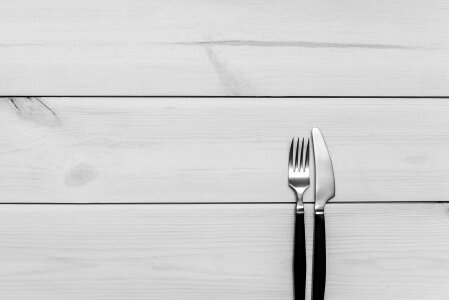 Fork knife cutlery photo
