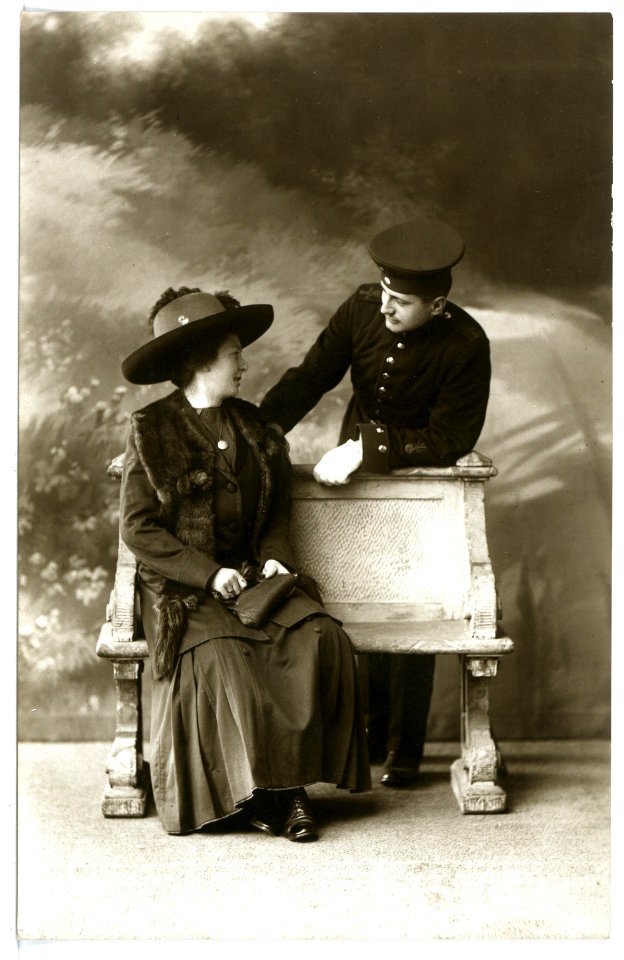 16053-Meißen-1913-Artillerie Gartenbank-Brück & Sohn Kunstverlag