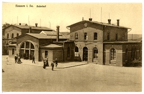 15962-Nossen-1913-Bahnhof-Brück & Sohn Kunstverlag