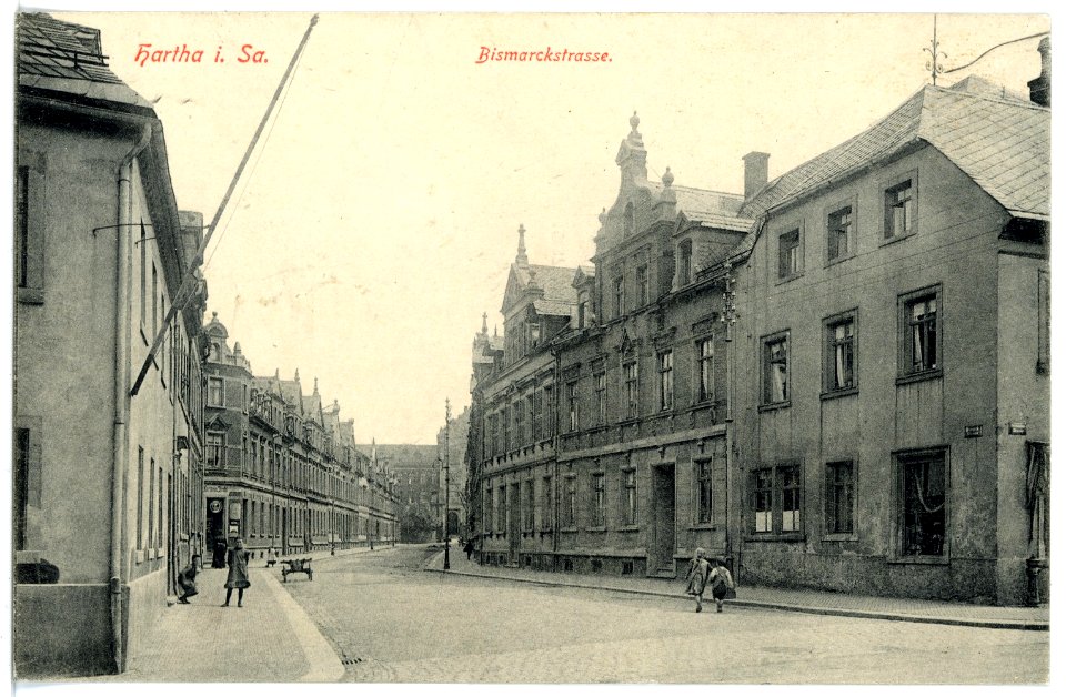 16637-Hartha-1913-Bismarckstraße-Brück & Sohn Kunstverlag