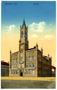 15833-Kamenz-1913-Rathaus-Brück & Sohn Kunstverlag