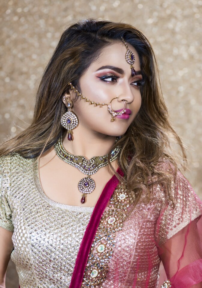 Person beautiful model