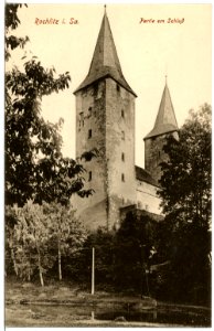 17260-Rochlitz-1914-Partie am Schloß-Brück & Sohn Kunstverlag