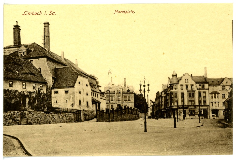 15884-Limbach-1913-Marktplatz-Brück & Sohn Kunstverlag