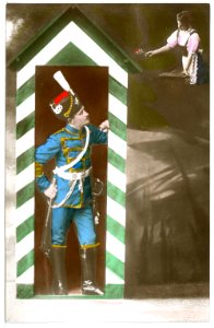 16023-Meißen-1913-Husaren Schilderhaus Der Schütze-Brück & Sohn Kunstverlag