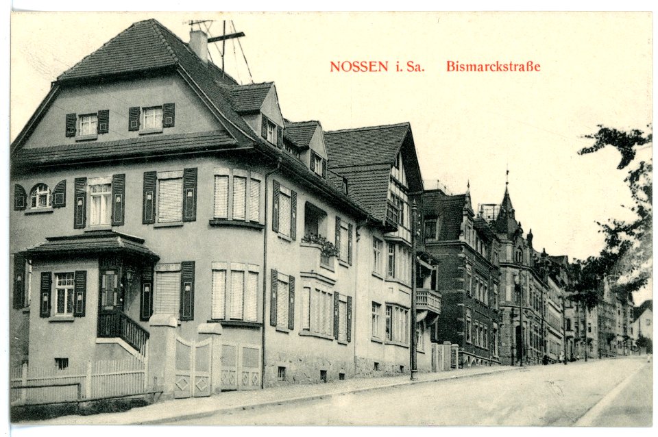 15894-Nossen-1913-Bismarckstraße-Brück & Sohn Kunstverlag