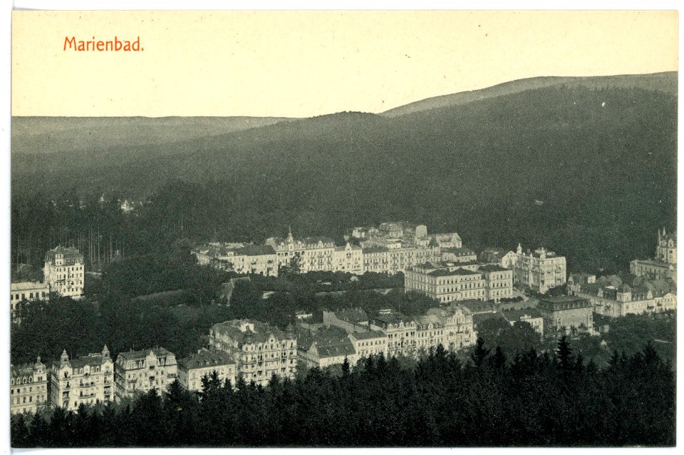 15821-Marienbad-1913-Blick auf Marienbad-Brück & Sohn Kunstverlag