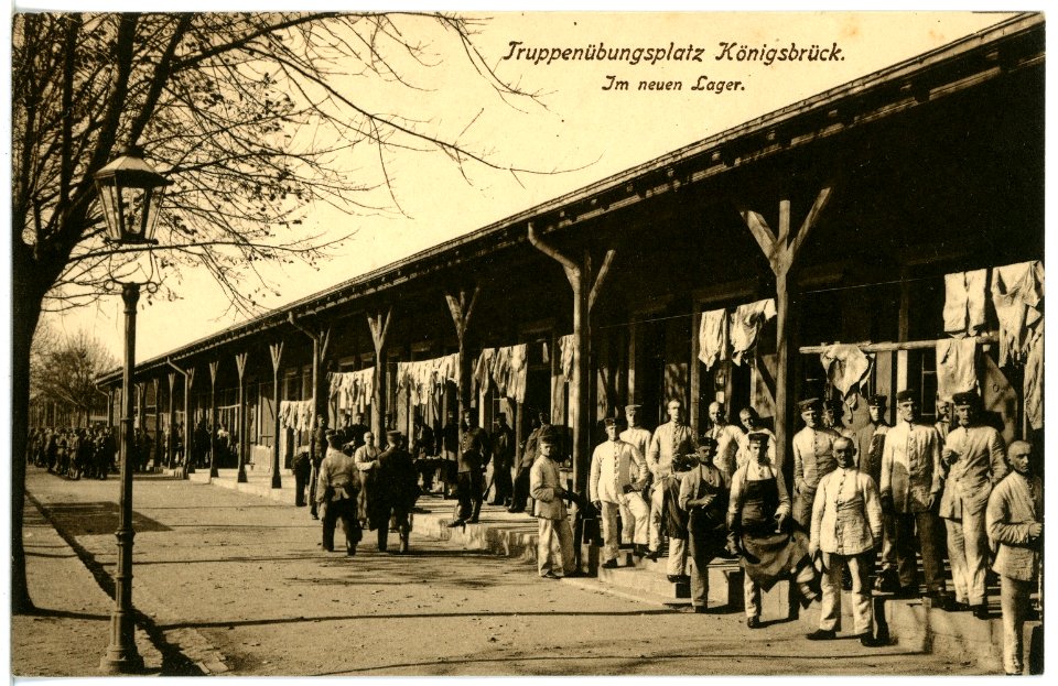 17216-Königsbrück-1913-Truppenübungsplatz - Im neuen Lager-Brück & Sohn Kunstverlag