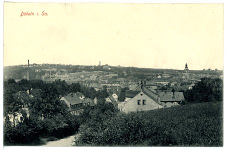 15795-Döbeln-1913-Blick auf Döbeln-Brück & Sohn Kunstverlag