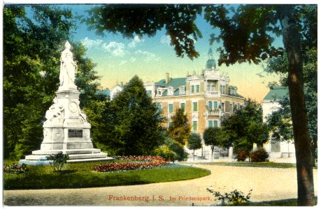 17322-Frankenberg-1914-Friedenspark-Brück & Sohn Kunstverlag