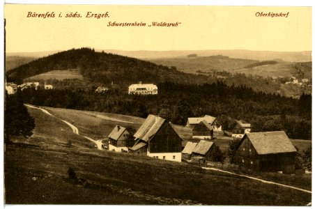 16273-Bärenfels-1913-Schwesternheim "Waldesruh", Oberkipsdorf-Brück & Sohn Kunstverlag