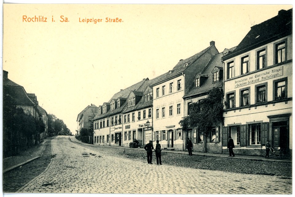 17184-Rochlitz-1913-Leipziger Straße-Brück & Sohn Kunstverlag