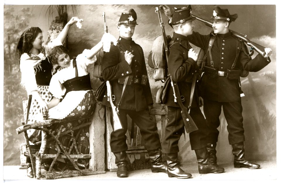 16035-Meißen-1913-Schützen Im Quartier-Brück & Sohn Kunstverlag