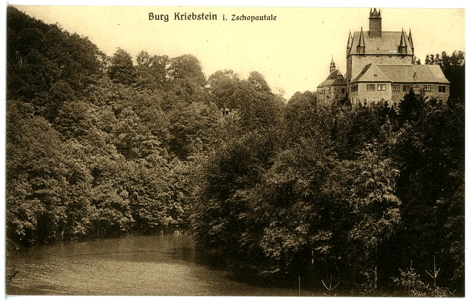 16670-Kriebstein-1913-Burg Kriebstein-Brück & Sohn Kunstverlag