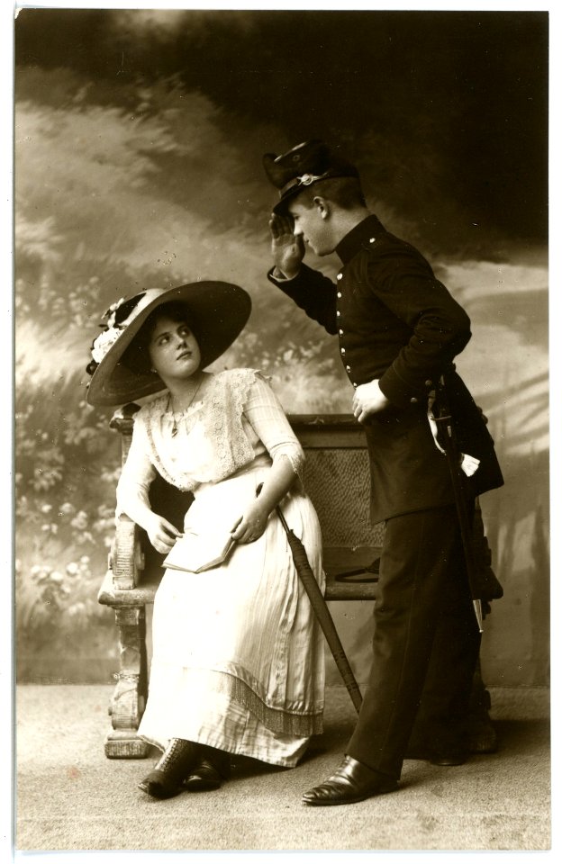 16126-Meißen-1913-Schützen Im Park-Brück & Sohn Kunstverlag