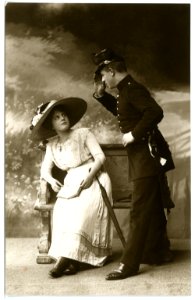 16126-Meißen-1913-Schützen Im Park-Brück & Sohn Kunstverlag
