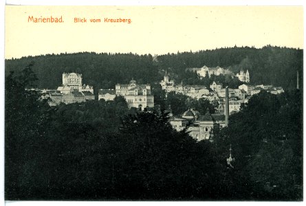 15819-Marienbad-1913-Blick vom Kreuzberg-Brück & Sohn Kunstverlag