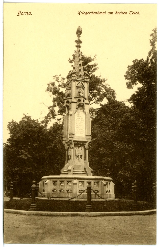 16403-Borna-1913-Kriegerdenkmal-Brück & Sohn Kunstverlag