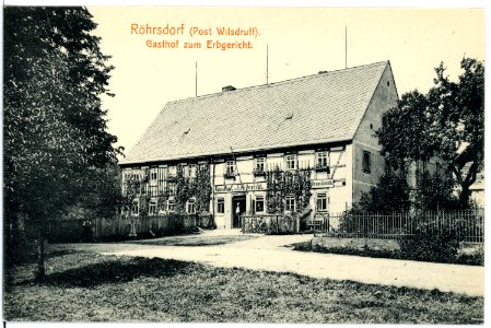 16756-Röhrsdorf-1913-Gasthof zum Erbgericht-Brück & Sohn Kunstverlag
