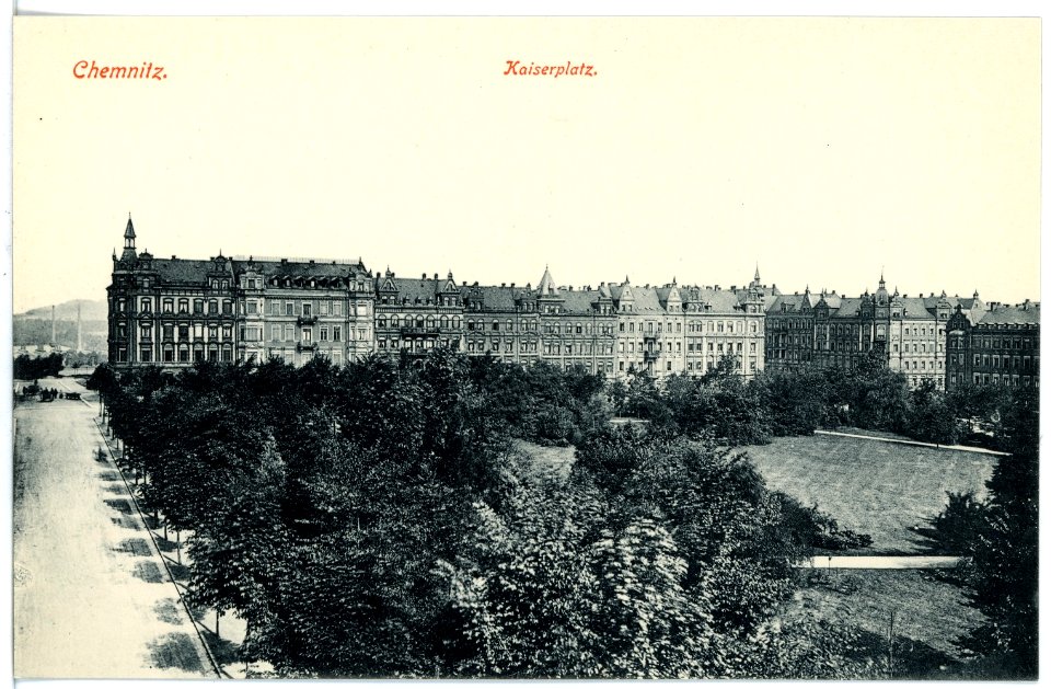16712-Chemnitz-1913-Kaiserplatz-Brück & Sohn Kunstverlag