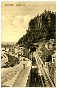 16284-Bodenbach-1913-Schäferwand und Eisenbahntunnel-Brück & Sohn Kunstverlag