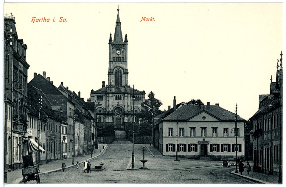 16723-Hartha-1913-Markt-Brück & Sohn Kunstverlag