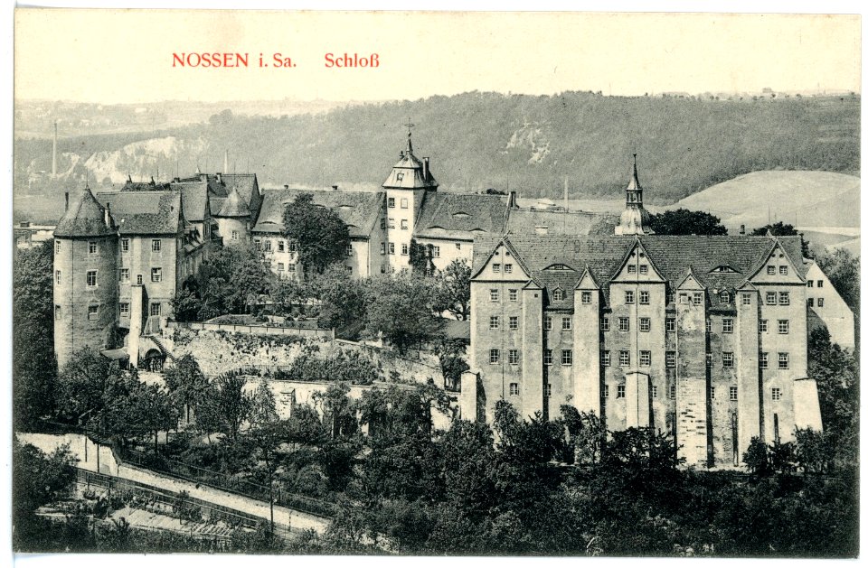 15891-Nossen-1913-Schloß-Brück & Sohn Kunstverlag