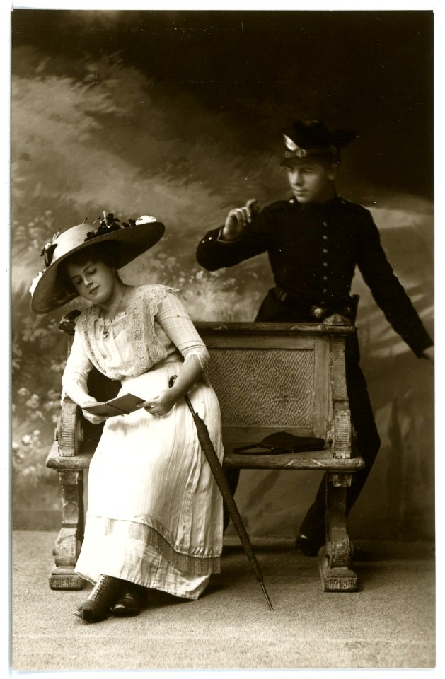 16125-Meißen-1913-Schützen Im Park-Brück & Sohn Kunstverlag