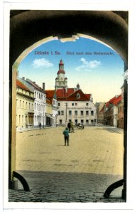 15916-Döbeln-1913-Niedermarkt-Brück & Sohn Kunstverlag
