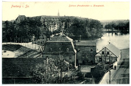 15779-Freiberg-1913-Schloß Freudenstein - Kreuzteich-Brück & Sohn Kunstverlag