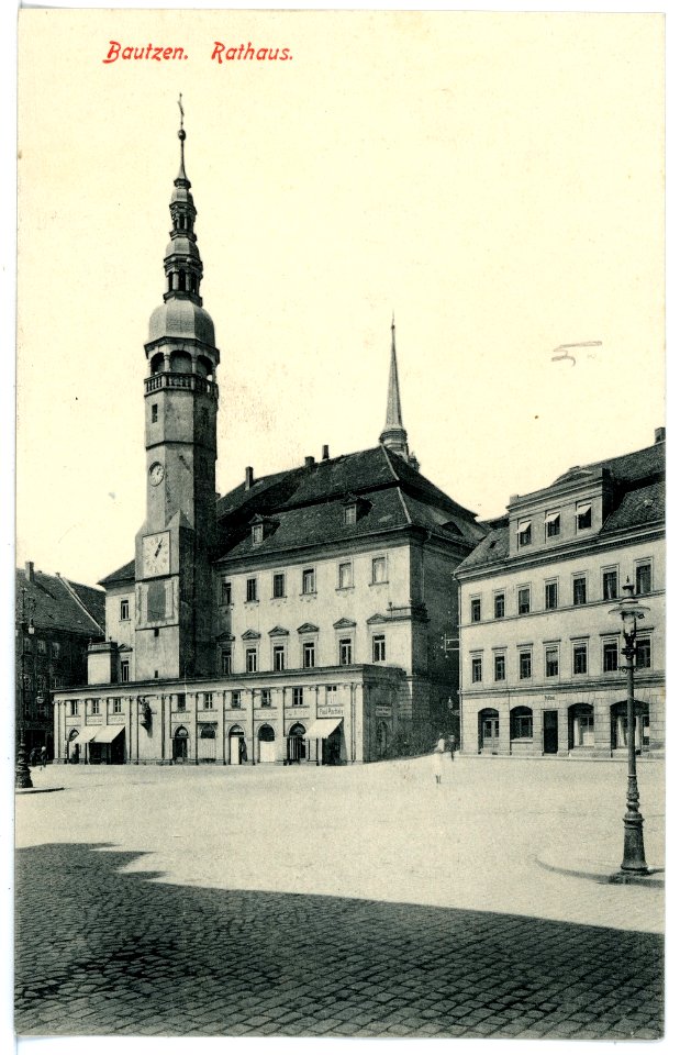 15852-Bautzen-1913-Rathaus-Brück & Sohn Kunstverlag