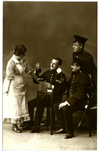 16133-Meißen-1913-Schützen Im Wirtshaus-Brück & Sohn Kunstverlag