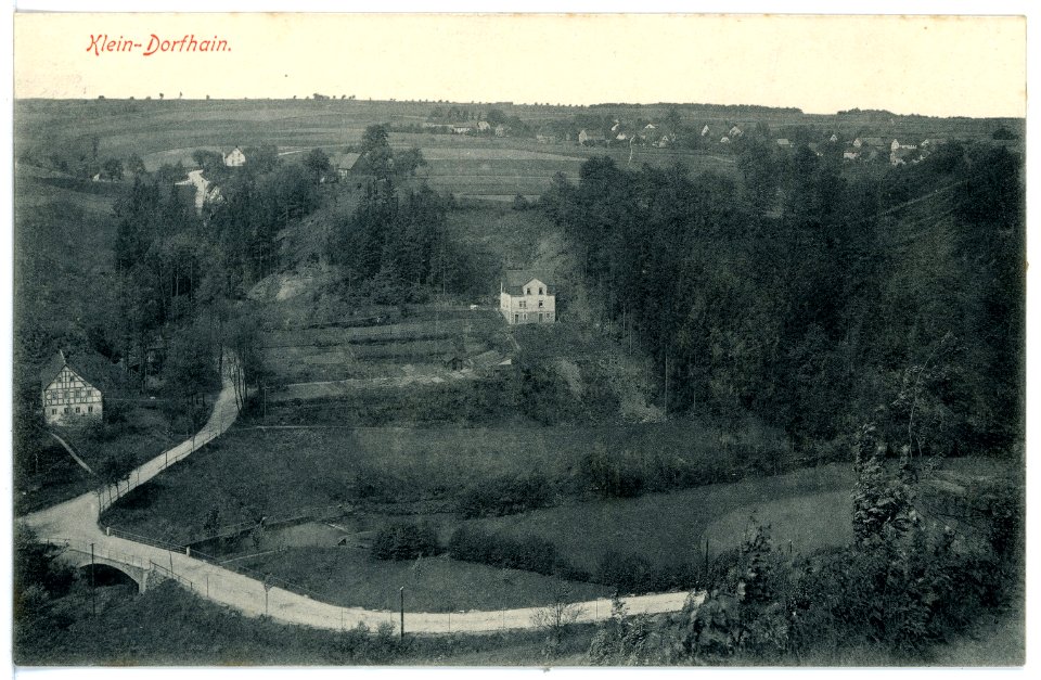 15982-Klein - Dorfhain-1913-Blick auf Klein-Dorfhain-Brück & Sohn Kunstverlag