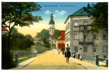 17027-Königsbrück-1913-Dresdner Straße-Brück & Sohn Kunstverlag