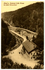 15975-Edle Krone-1913-Bahnhof und Hotel-Brück & Sohn Kunstverlag