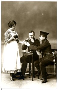 16030-Meißen-1913-Schützen Im Wirtshaus-Brück & Sohn Kunstverlag