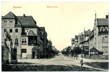 15849-Bautzen-1913-Wettinstraße-Brück & Sohn Kunstverlag