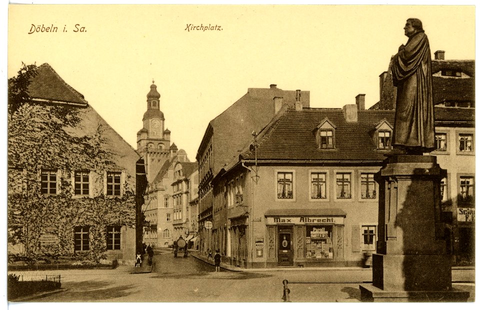 15768-Döbeln-1913-Kirchplatz-Brück & Sohn Kunstverlag