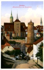 16423-Bautzen-1913-Michaeliskirche und alte Wasserkunst-Brück & Sohn Kunstverlag