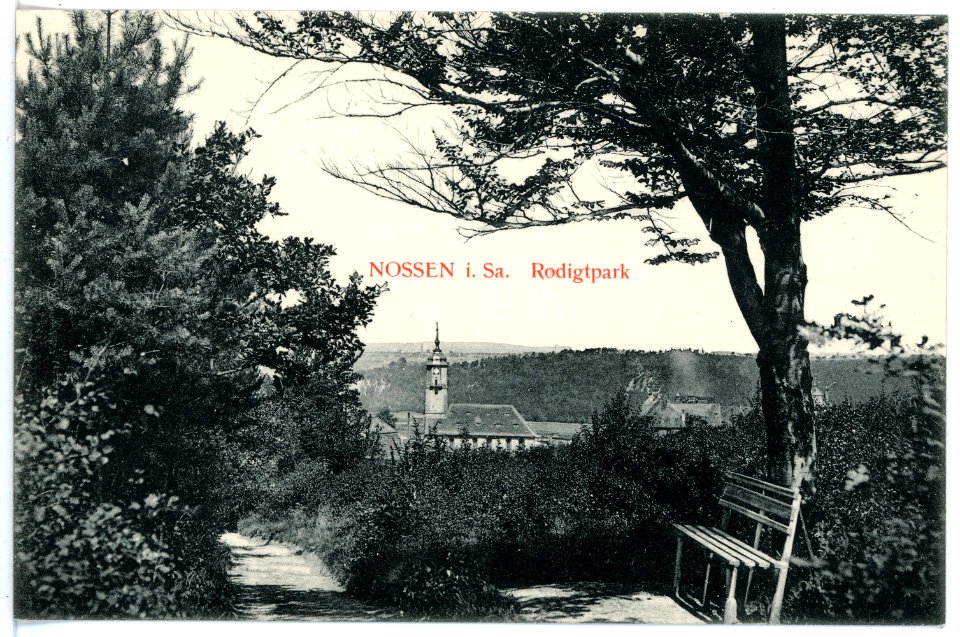 15966-Nossen-1913-Rodigtpark-Brück & Sohn Kunstverlag