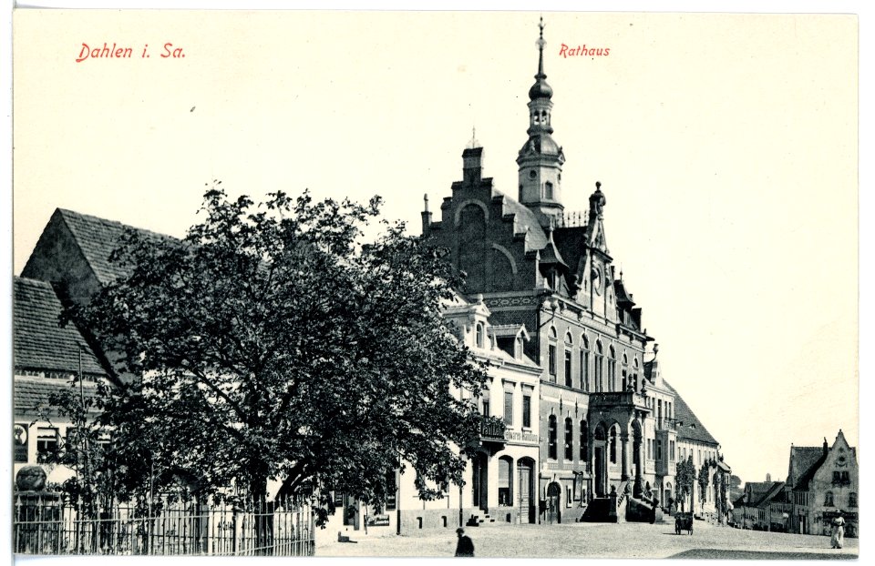 17074-Dahlen-1913-Rathaus-Brück & Sohn Kunstverlag