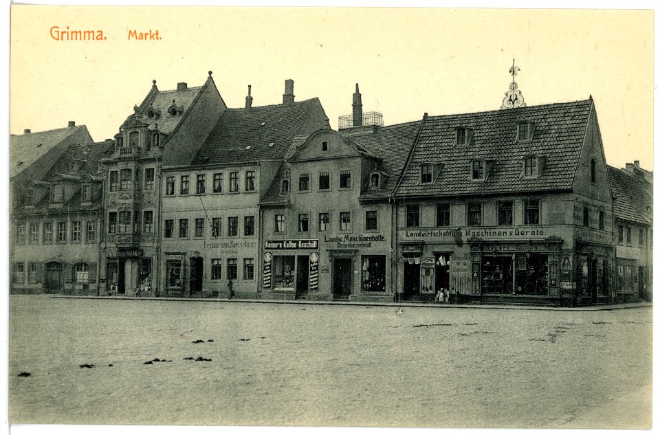 16298-Grimma-1913-Markt-Brück & Sohn Kunstverlag