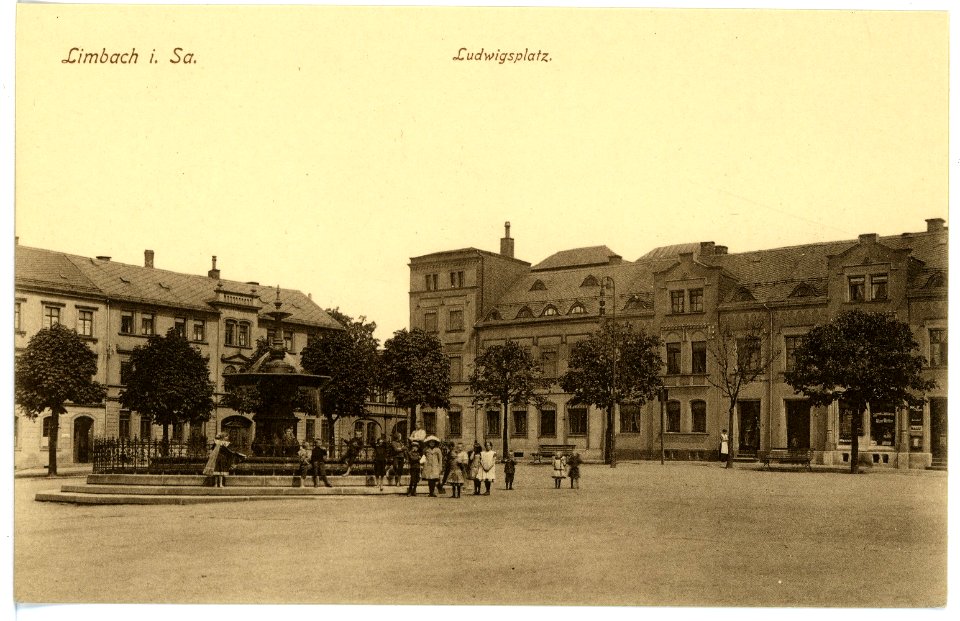 15764-Limbach-1913-Ludwigsplatz-Brück & Sohn Kunstverlag