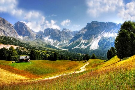 South tyrol alpine val gardena photo