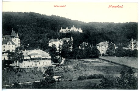 16368-Marienbad-1913-Villenviertel-Brück & Sohn Kunstverlag