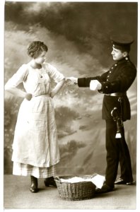 16059-Meißen-1913-Artilllerie Wäschermädel-Brück & Sohn Kunstverlag
