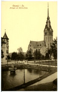 15789-Coswig-1913-Wettinsplatz-Brück & Sohn Kunstverlag