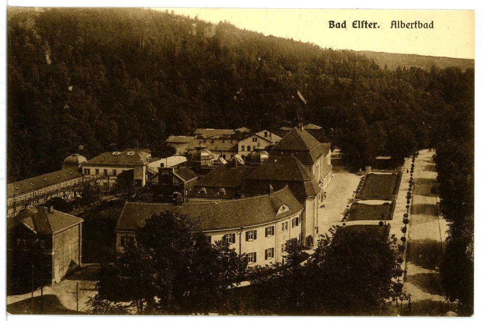 16359-Bad Elster-1913-Albertbad-Brück & Sohn Kunstverlag